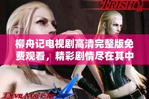 柳舟记电视剧高清完整版免费观看，精彩剧情尽在其中