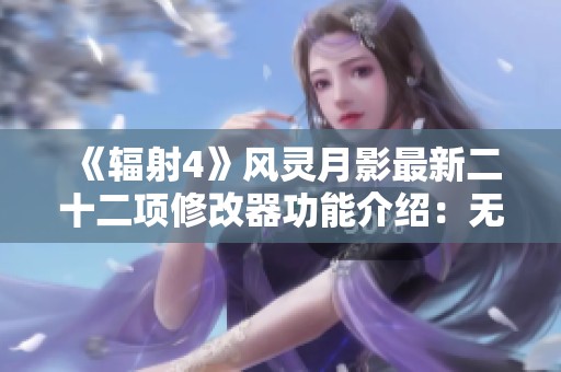 《辐射4》风灵月影最新二十二项修改器功能介绍：无限生命与行动点揭秘