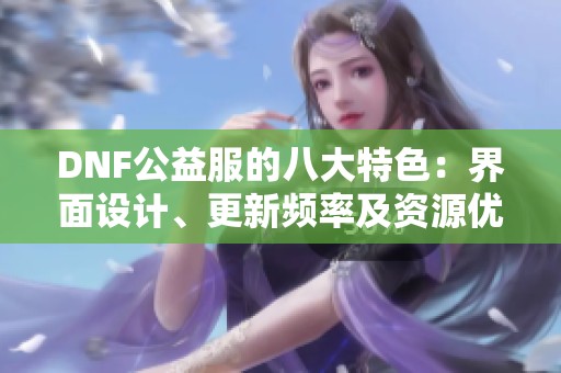 DNF公益服的八大特色：界面设计、更新频率及资源优势全解析