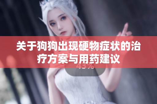 关于狗狗出现硬物症状的治疗方案与用药建议