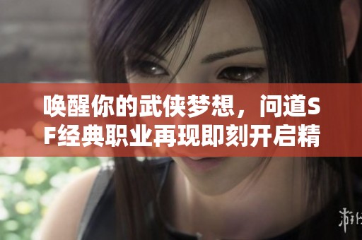 唤醒你的武侠梦想，问道SF经典职业再现即刻开启精彩冒险旅程