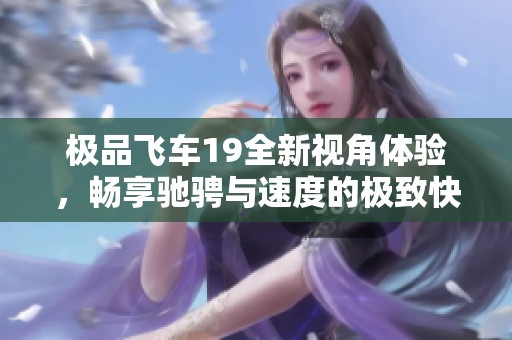 极品飞车19全新视角体验，畅享驰骋与速度的极致快感