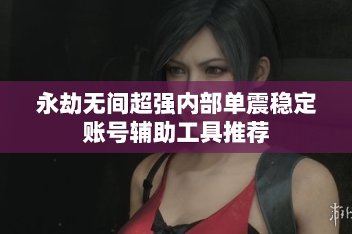 永劫无间超强内部单震稳定账号辅助工具推荐