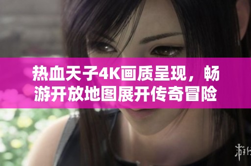 热血天子4K画质呈现，畅游开放地图展开传奇冒险