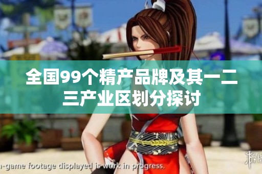 全国99个精产品牌及其一二三产业区划分探讨