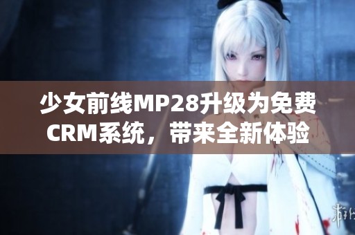 少女前线MP28升级为免费CRM系统，带来全新体验