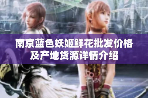 南京蓝色妖姬鲜花批发价格及产地货源详情介绍