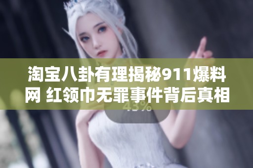 淘宝八卦有理揭秘911爆料网 红领巾无罪事件背后真相