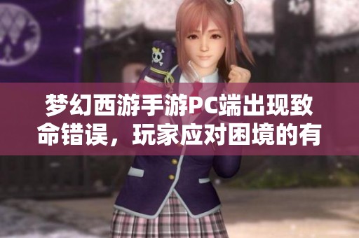 梦幻西游手游PC端出现致命错误，玩家应对困境的有效解决方案
