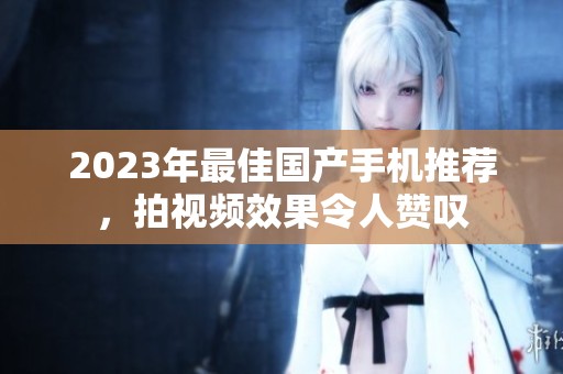 2023年最佳国产手机推荐，拍视频效果令人赞叹