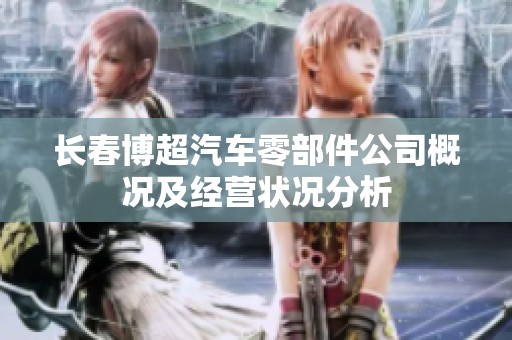 长春博超汽车零部件公司概况及经营状况分析