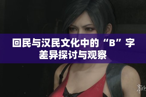 回民与汉民文化中的“B”字差异探讨与观察