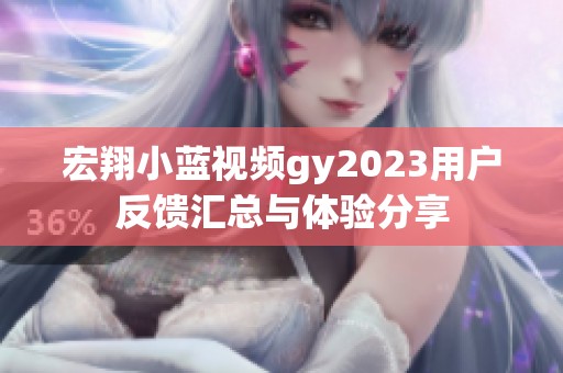 宏翔小蓝视频gy2023用户反馈汇总与体验分享