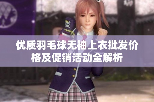 优质羽毛球无袖上衣批发价格及促销活动全解析