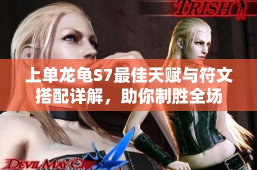 上单龙龟S7最佳天赋与符文搭配详解，助你制胜全场