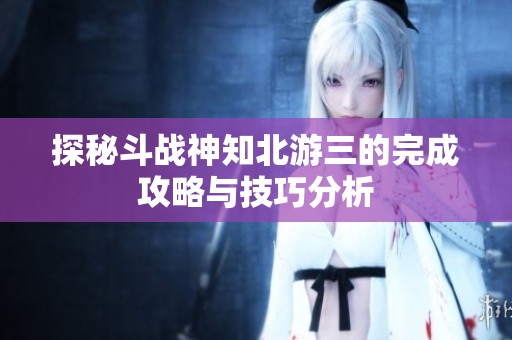 探秘斗战神知北游三的完成攻略与技巧分析