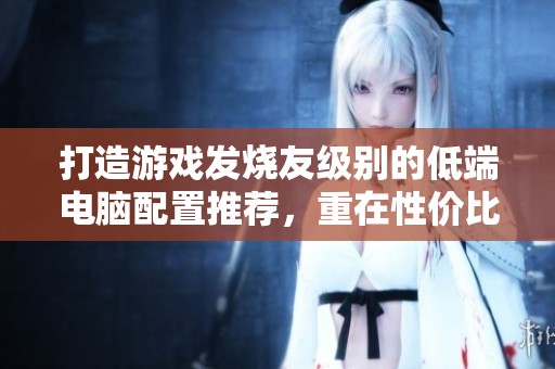 打造游戏发烧友级别的低端电脑配置推荐，重在性价比