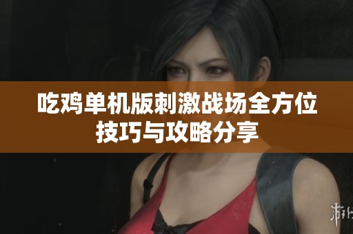 吃鸡单机版刺激战场全方位技巧与攻略分享