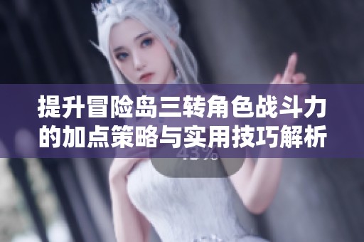 提升冒险岛三转角色战斗力的加点策略与实用技巧解析