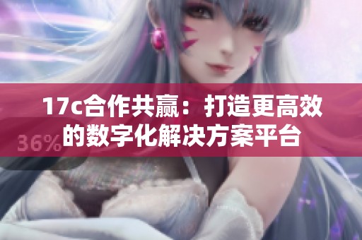17c合作共赢：打造更高效的数字化解决方案平台