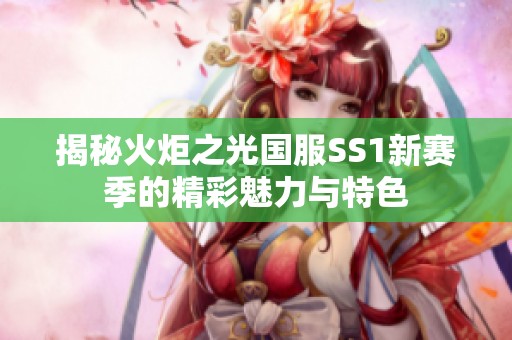 揭秘火炬之光国服SS1新赛季的精彩魅力与特色