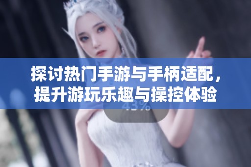 探讨热门手游与手柄适配，提升游玩乐趣与操控体验