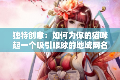 独特创意：如何为你的猫咪起一个吸引眼球的地域网名