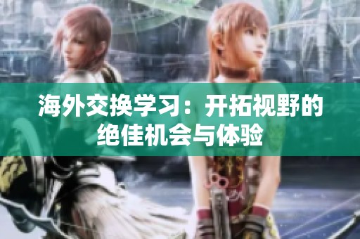 海外交换学习：开拓视野的绝佳机会与体验