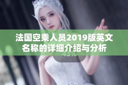 法国空乘人员2019版英文名称的详细介绍与分析