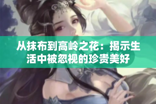 从抹布到高岭之花：揭示生活中被忽视的珍贵美好