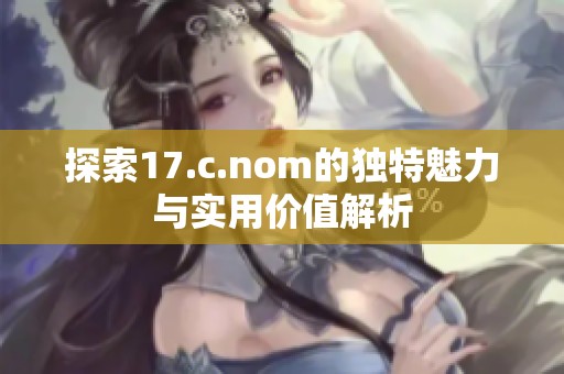 探索17.c.nom的独特魅力与实用价值解析
