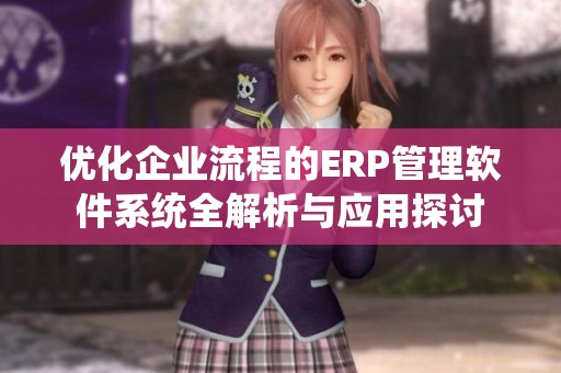 优化企业流程的ERP管理软件系统全解析与应用探讨