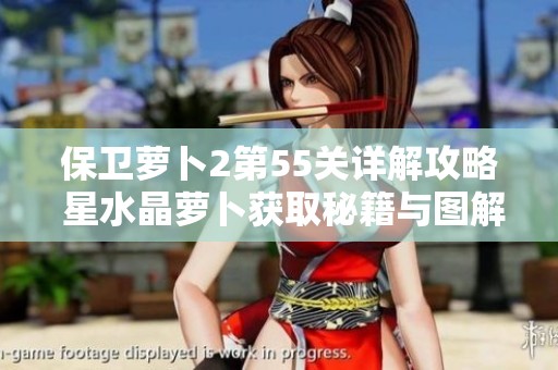 保卫萝卜2第55关详解攻略 星水晶萝卜获取秘籍与图解分享