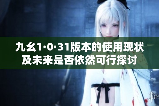 九幺1·0·31版本的使用现状及未来是否依然可行探讨