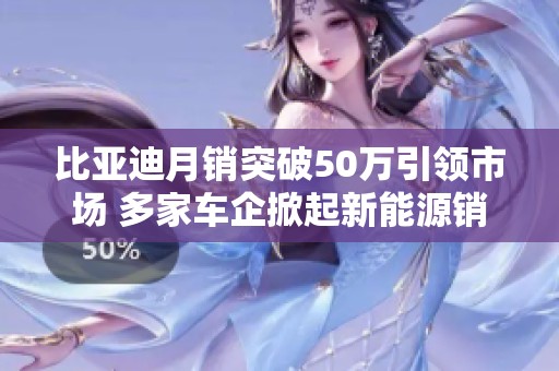 比亚迪月销突破50万引领市场 多家车企掀起新能源销量新纪录挑战