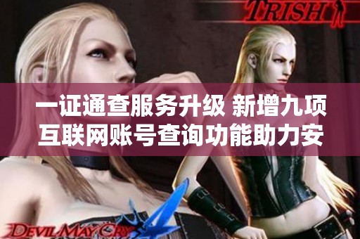 一证通查服务升级 新增九项互联网账号查询功能助力安全管理