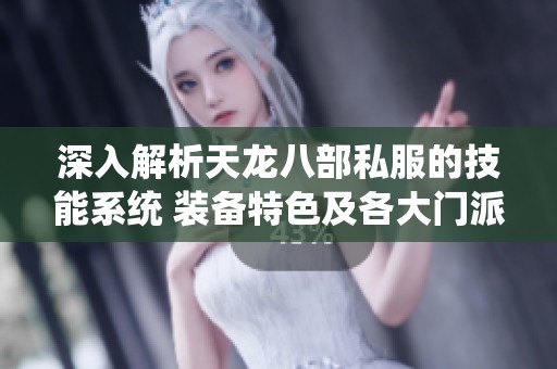 深入解析天龙八部私服的技能系统 装备特色及各大门派全面介绍