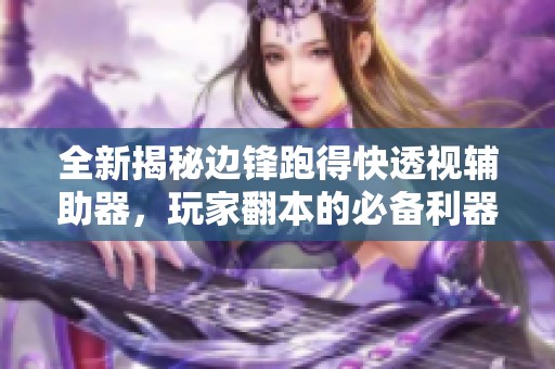 全新揭秘边锋跑得快透视辅助器，玩家翻本的必备利器与游戏技巧分析！