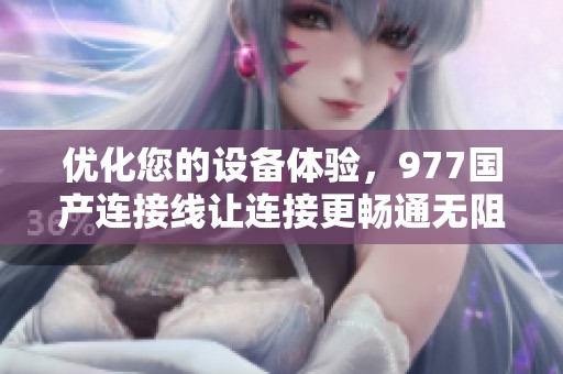 优化您的设备体验，977国产连接线让连接更畅通无阻