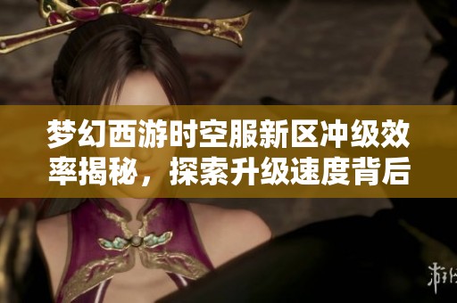 梦幻西游时空服新区冲级效率揭秘，探索升级速度背后的秘密与策略
