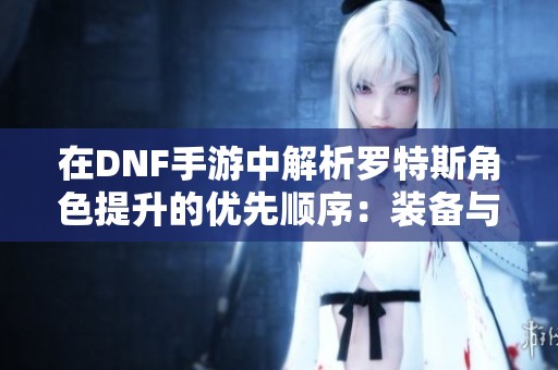 在DNF手游中解析罗特斯角色提升的优先顺序：装备与等级孰轻孰重