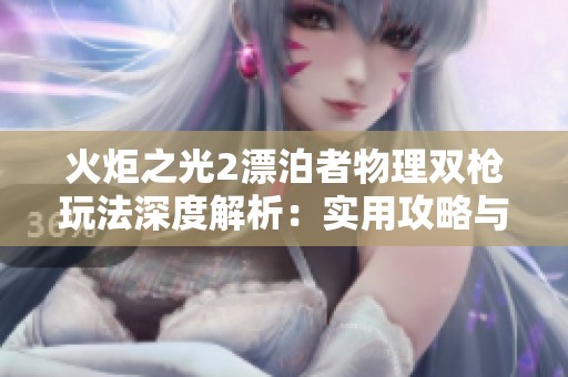 火炬之光2漂泊者物理双枪玩法深度解析：实用攻略与技能搭配全攻略