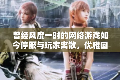 曾经风靡一时的网络游戏如今停服与玩家离散，优雅回忆逐渐淡去