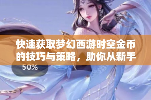 快速获取梦幻西游时空金币的技巧与策略，助你从新手成长为高手的财富征途
