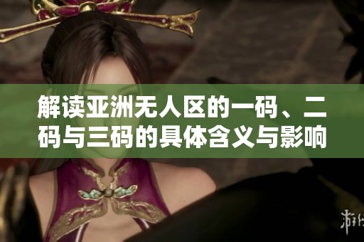 解读亚洲无人区的一码、二码与三码的具体含义与影响