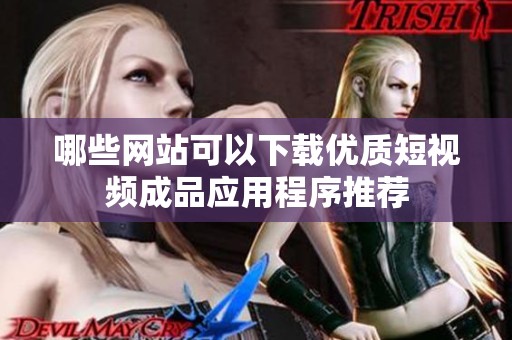 哪些网站可以下载优质短视频成品应用程序推荐