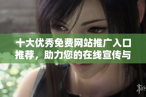 十大优秀免费网站推广入口推荐，助力您的在线宣传与营销