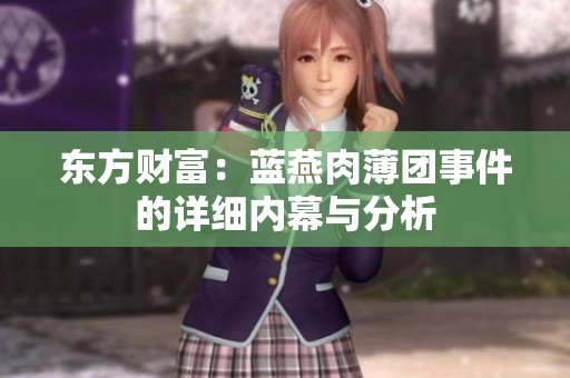 东方财富：蓝燕肉薄团事件的详细内幕与分析