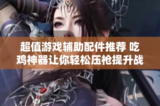 超值游戏辅助配件推荐 吃鸡神器让你轻松压枪提升战斗力