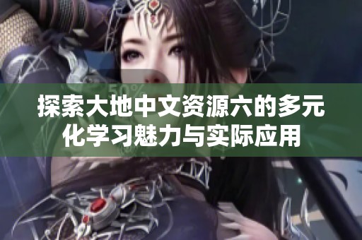 探索大地中文资源六的多元化学习魅力与实际应用
